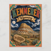 PopCut Staten Kemmerer Wyoming Papieren Kunst