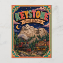 PopCut Staten Keystone South Dakota Papieren Kunst