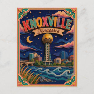 PopCut Staten Knoxville Tennessee Papieren Kunst Briefkaart