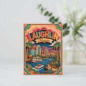 PopCut Staten Laughlin Nevada Papier Kunst Briefkaart (Staand voorkant)
