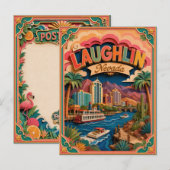 PopCut Staten Laughlin Nevada Papier Kunst Briefkaart (Voorkant / Achterkant)