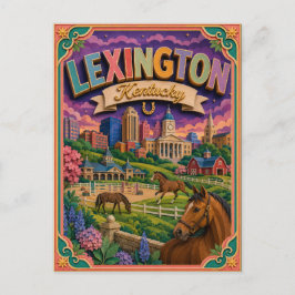 PopCut Staten Lexington Kentucky Papier Kunst Briefkaart