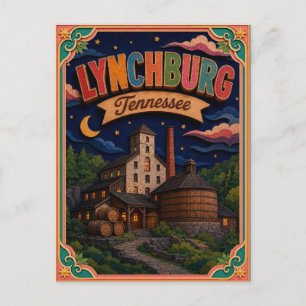 PopCut Staten Lynchburg Tennessee Papieren Kunst Briefkaart
