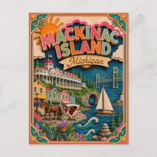 PopCut Staten Mackinac Island Michigan Papieren Ku Briefkaart