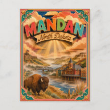 PopCut Staten Mandan North Dakota Papier Kunst