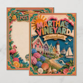 PopCut Staten Martha's Vineyard Massachusetts Briefkaart (Voorkant / Achterkant)