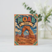 PopCut Staten Moab Utah Papieren Kunst Briefkaart (Staand voorkant)