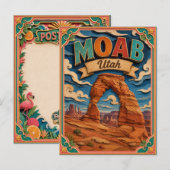 PopCut Staten Moab Utah Papieren Kunst Briefkaart (Voorkant / Achterkant)