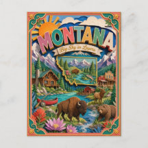 PopCut Staten Montana Kleurrijke 3D Papierkunst