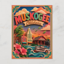 PopCut Staten Muskogee Oklahoma Papier Kunst