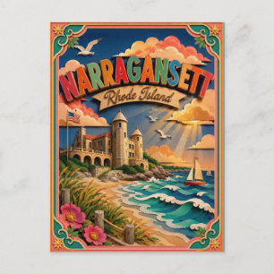 PopCut Staten Narragansett Rhode Island Papieren K Briefkaart