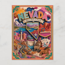 PopCut Staten Nevada Kleurrijke 3D Papierkunst