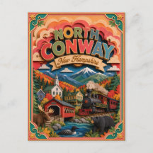 PopCut Staten Noord Conway New Hampshire Papieren 