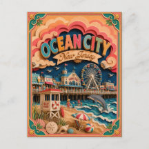 PopCut Staten Ocean City New Jersey Papieren Kunst