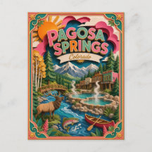 PopCut Staten Pagosa Springs Colorado Papier Kunst