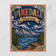 PopCut Staten Pinedale Wyoming Papier Kunst