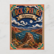 PopCut Staten Rock Springs Wyoming Papier Kunst