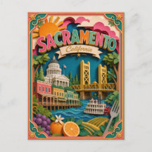 PopCut Staten Sacramento Californië Papier Kunst