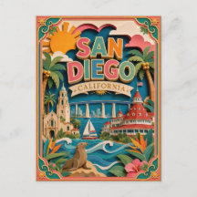 PopCut Staten San Diego Californië Papier Kunst