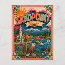 PopCut Staten Sandpoint Idaho Papieren Kunst