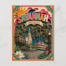 PopCut Staten Savannah Georgia Papier Kunst
