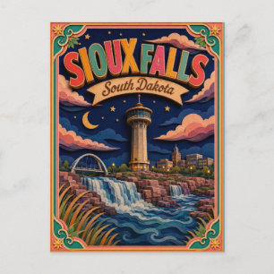 PopCut Staten Sioux Falls South Dakota Papieren Ku Briefkaart