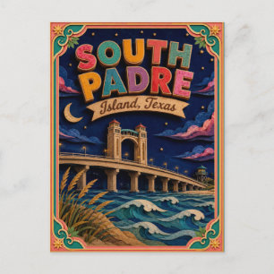PopCut Staten South Padre Island Texas Papieren Ku Briefkaart