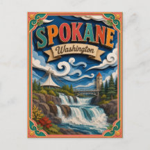 PopCut Staten Spokane Washington Papier Kunst
