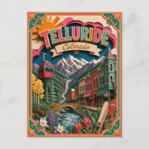 PopCut Staten Telluride Colorado Papier Kunst