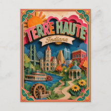 PopCut Staten Terre Haute Indiana Papieren Kunst