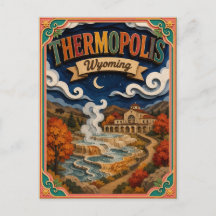 PopCut Staten Thermopolis Wyoming Papier Kunst