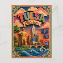 PopCut Staten Tulsa Oklahoma Papier Kunst