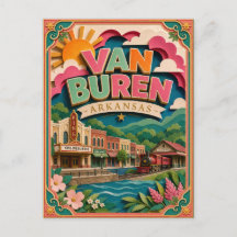 PopCut Staten Van Buren Arkansas Papier Kunst