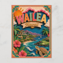 PopCut Staten Wailea Hawaï Papier Kunst