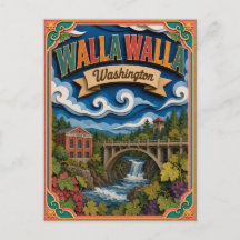 PopCut Staten Walla Walla Washington Papieren Kuns