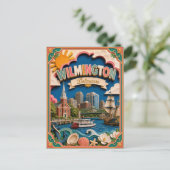 PopCut Staten Wilmington Delaware Papier Kunst Briefkaart (Staand voorkant)