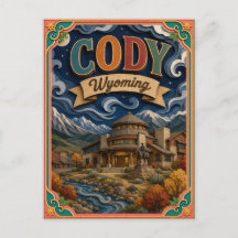 PopCut States Cody Wyoming Papieren Kunst