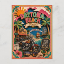 PopCut States Daytona Beach Florida Papieren Kunst