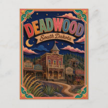 PopCut States Deadwood South Dakota Papieren Kunst