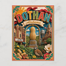 PopCut States Dothan Alabama Papieren Kunst
