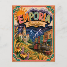 PopCut States Emporia Kansas Papieren Kunst