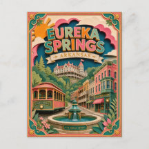 PopCut States Eureka Springs Arkansas Papieren Kun