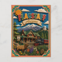 PopCut States Flagstaff Arizona Papieren Kunst