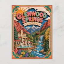 PopCut States Glenwood Springs Colorado Papieren K
