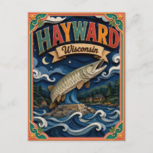 PopCut States Hayward Wisconsin Papieren Kunst