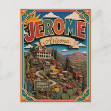PopCut States Jerome Arizona Papieren Kunst