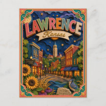PopCut States Lawrence Kansas Papieren Kunst