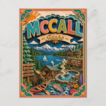 PopCut States McCall Idaho Papieren Kunst