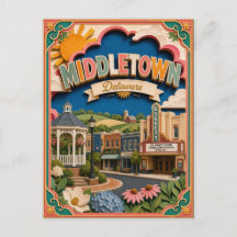 PopCut States Middletown Delaware Papieren Kunst