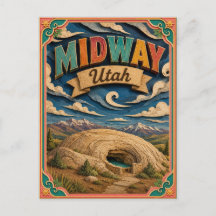PopCut States Midway Utah Papieren Kunst
